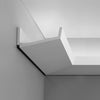 C352-Luxxus Plain Polyurethane Crown Molding for Indirect Lighting. Face: 6-11/16 C352-Luxxus Plain Polyurethane Crown Molding for Indirect Lighting. Face: 6-11/16