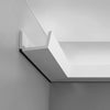 C357-Luxxus Plain Polyurethane Crown Molding for Indirect Lighting. Length: 78-3/4 C357-Luxxus Plain Polyurethane Crown Molding for Indirect Lighting. Length: 78-3/4