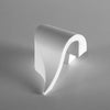 C364A-Luxxus Plain Polyurethane Crown Molding Corner, Primed White. Face: 9 C364A-Luxxus Plain Polyurethane Crown Molding Corner, Primed White. Face: 9