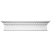 D120-Luxxus Classic Polyurethane Door Pediment, Primed White. Width: 48-13/16 D120-Luxxus Classic Polyurethane Door Pediment, Primed White. Width: 48-13/16