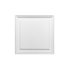 D503-Luxxus Classic Duropolymer Door Panel, Primed White. Width: 21-5/8