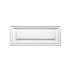 D504-Luxxus Classic Duropolymer Door Panel, Primed White. Width: 21-5/8