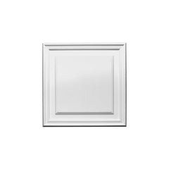 D506-Luxxus Classic Duropolymer Door Panel, Primed White. Width: 16-15/16