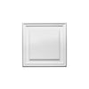 D506-Luxxus Classic Duropolymer Door Panel, Primed White. Width: 16-15/16