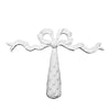 G50-Luxxus Classic Polyurethane Large Decorative Bow, Primed White. G50-Luxxus Classic Polyurethane Large Decorative Bow, Primed White.