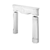 H100-Luxxus Classic Polyurethane Fireplace Surround Decoration, Primed White. Width: 51 H100-Luxxus Classic Polyurethane Fireplace Surround Decoration, Primed White. Width: 51