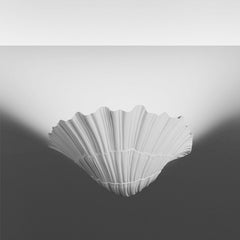 L-501-Luxxus Classic Duropolymer Wall Light Fixture Sconce, Primed White. Length: 13-3/4