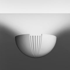 L-509-Luxxus Classic Duropolymer Wall Light Fixture Sconce, Primed White. Length: 11-7/16