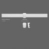 M9010C-Luxxus Classic Duropolymer Double Pilaster Cap, Primed White. Width: 8-7/8 M9010C-Luxxus Classic Duropolymer Double Pilaster Cap, Primed White. Width: 8-7/8