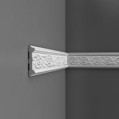 P7020-Luxxus Decorative Polyurethane Panel Molding, Primed White. Length: 78-3/4