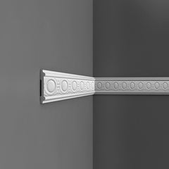 P7030-Luxxus Decorative Polyurethane Panel Molding, Primed White. Length: 78-3/4