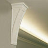 B-410-Luxxus Classic Polyurethane Corbel, Primed White. Height: 19-11/16 B-410-Luxxus Classic Polyurethane Corbel, Primed White. Height: 19-11/16