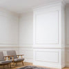 C217-Luxxus Plain Polyurethane Crown Molding, Primed White. Face: 7-3/8 C217-Luxxus Plain Polyurethane Crown Molding, Primed White. Face: 7-3/8