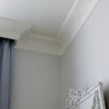 C218-Luxxus Decorative Polyurethane Crown Molding, Primed White. Face: 7-13/16 C218-Luxxus Decorative Polyurethane Crown Molding, Primed White. Face: 7-13/16