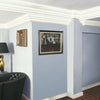 C300-Luxxus Plain Polyurethane Crown Molding, Primed White. Face: 8-9/16 C300-Luxxus Plain Polyurethane Crown Molding, Primed White. Face: 8-9/16