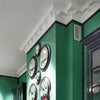 C307-Luxxus Decorative Polyurethane Crown Molding, Primed White. Face: 10-5/8 C307-Luxxus Decorative Polyurethane Crown Molding, Primed White. Face: 10-5/8