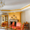 C307-Luxxus Decorative Polyurethane Crown Molding, Primed White. Face: 10-5/8 C307-Luxxus Decorative Polyurethane Crown Molding, Primed White. Face: 10-5/8