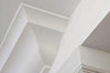 C337-Luxxus Plain Polyurethane Crown Molding, Primed White. Face: 12 C337-Luxxus Plain Polyurethane Crown Molding, Primed White. Face: 12
