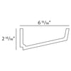 C352-Luxxus Plain Polyurethane Crown Molding for Indirect Lighting. Face: 6-11/16 C352-Luxxus Plain Polyurethane Crown Molding for Indirect Lighting. Face: 6-11/16
