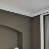 C355-Luxxus Plain Polyurethane Crown Molding, Primed White. Length: 78-3/4 C355-Luxxus Plain Polyurethane Crown Molding, Primed White. Length: 78-3/4