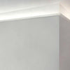 C361-Luxxus Plain Polyurethane Crown Molding for Indirect Lighting. Length: 78-3/4 C361-Luxxus Plain Polyurethane Crown Molding for Indirect Lighting. Length: 78-3/4