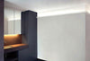 C361-Luxxus Plain Polyurethane Crown Molding for Indirect Lighting. Length: 78-3/4 C361-Luxxus Plain Polyurethane Crown Molding for Indirect Lighting. Length: 78-3/4