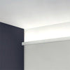 C361-Luxxus Plain Polyurethane Crown Molding for Indirect Lighting. Length: 78-3/4 C361-Luxxus Plain Polyurethane Crown Molding for Indirect Lighting. Length: 78-3/4
