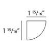 C363-Luxxus Plain Polyurethane Crown Molding for Indirect Lighting. Length: 51-1/8 C363-Luxxus Plain Polyurethane Crown Molding for Indirect Lighting. Length: 51-1/8