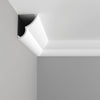 C370-Luxxus Plain Polyurethane Crown Molding, Primed White. Length: 78-3/4 C370-Luxxus Plain Polyurethane Crown Molding, Primed White. Length: 78-3/4
