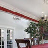 C402-Luxxus Decorative Polyurethane Crown Molding, Primed White. Face: 5-9/16 C402-Luxxus Decorative Polyurethane Crown Molding, Primed White. Face: 5-9/16