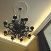 C900-Luxxus Plain Polyurethane Crown Molding for Indirect Lighting. Face: 8-13/16 C900-Luxxus Plain Polyurethane Crown Molding for Indirect Lighting. Face: 8-13/16