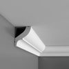CB502 - Basixx Plain Durofoam Crown Molding, Primed White. Face: 3 CB502 - Basixx Plain Durofoam Crown Molding, Primed White. Face: 3