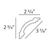 CB511 - Basixx Plain Durofoam Crown Molding, Primed White. Face: 3-7/8 CB511 - Basixx Plain Durofoam Crown Molding, Primed White. Face: 3-7/8