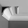 CB512 - Basixx Plain Durofoam Crown Molding, Primed White. Face: 5-3/8 CB512 - Basixx Plain Durofoam Crown Molding, Primed White. Face: 5-3/8