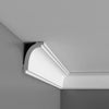 CB523 - Basixx Plain Durofoam Crown Molding, Primed White. Face: 2-7/8 CB523 - Basixx Plain Durofoam Crown Molding, Primed White. Face: 2-7/8
