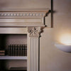 D120-Luxxus Classic Polyurethane Door Pediment, Primed White. Width: 48-13/16 D120-Luxxus Classic Polyurethane Door Pediment, Primed White. Width: 48-13/16