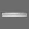 D120-Luxxus Classic Polyurethane Door Pediment, Primed White. Width: 48-13/16 D120-Luxxus Classic Polyurethane Door Pediment, Primed White. Width: 48-13/16