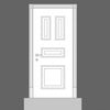 D504-Luxxus Classic Duropolymer Door Panel, Primed White. Width: 21-5/8 D504-Luxxus Classic Duropolymer Door Panel, Primed White. Width: 21-5/8