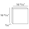 D506-Luxxus Classic Duropolymer Door Panel, Primed White. Width: 16-15/16 D506-Luxxus Classic Duropolymer Door Panel, Primed White. Width: 16-15/16