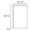 D507-Luxxus Classic Duropolymer Door Panel, Primed White. Width: 21-5/8 D507-Luxxus Classic Duropolymer Door Panel, Primed White. Width: 21-5/8