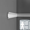 DX121 - Axxent Classic Duropolymer Door Casing, Primed White. Width: 96 DX121 - Axxent Classic Duropolymer Door Casing, Primed White. Width: 96