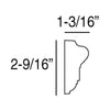 FP6020-Flexible Decorative Polyurethane Panel Molding, Flexible, Primed White. Length: 78-3/4 FP6020-Flexible Decorative Polyurethane Panel Molding, Flexible, Primed White. Length: 78-3/4