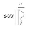 FP8020-Flexible Plain Polyurethane Panel Molding, Flexible, Primed White. Length: 78-3/4 FP8020-Flexible Plain Polyurethane Panel Molding, Flexible, Primed White. Length: 78-3/4