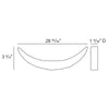 G51-Luxxus Classic Polyurethane Large Decorative Swag, Primed White. G51-Luxxus Classic Polyurethane Large Decorative Swag, Primed White.