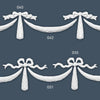 G50-Luxxus Classic Polyurethane Large Decorative Bow, Primed White. G50-Luxxus Classic Polyurethane Large Decorative Bow, Primed White.