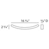 G72-Luxxus Contemporary Polyurethane Decorative Smile, Primed White. G72-Luxxus Contemporary Polyurethane Decorative Smile, Primed White.
