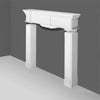 H101-Luxxus Classic Polyurethane Fireplace Surround Decoration, Primed White. Width: 50-3/4 H101-Luxxus Classic Polyurethane Fireplace Surround Decoration, Primed White. Width: 50-3/4
