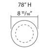 K1102-Luxxus Classic Polyurethane Full Column, Primed White. Height: 78 K1102-Luxxus Classic Polyurethane Full Column, Primed White. Height: 78