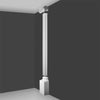 K1001-Luxxus Classic Polyurethane Fluted Half Column, Primed White. Width: 6-11/16 K1001-Luxxus Classic Polyurethane Fluted Half Column, Primed White. Width: 6-11/16