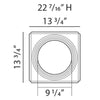K1132-Luxxus Classic Polyurethane Whole Column Base, Primed White. Width: 13-3/4 K1132-Luxxus Classic Polyurethane Whole Column Base, Primed White. Width: 13-3/4
